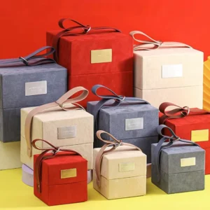 Paper Gift Box with Handle, Custom Size