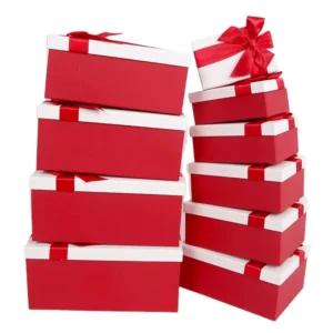 Paper Gift Box with Ribbon