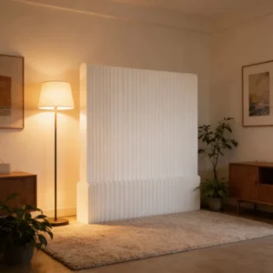 Paper Partition Wall Foldable Screen for Living Room Office Studio Stretch Honeycomb
