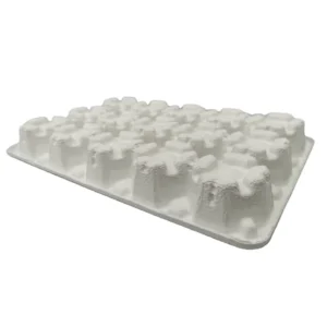 Paper Pulp Tray with Cup Holder, Corrugated Paper Drink Carrier, 4, 6, 8, 10 or 12 Cells