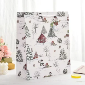 Paper Shopping Bag with Custom Logo for Business and Shopping