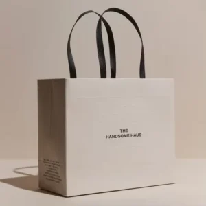 Paper Shopping Bags With Handle Custom Paper Shopping Bags with Logo for Retail Boutique Packaging
