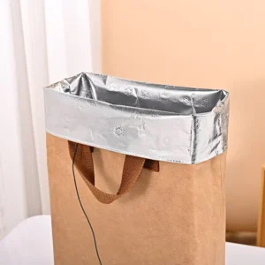 Paper Tea Bags Lunch Box Bag for Office Workers Japanese Style Waterproof Insulated Thermal