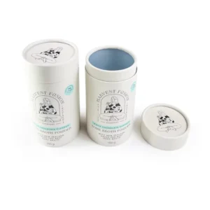 Paper Tube Cardboard Food Canister Packaging for Chocolate and Candy