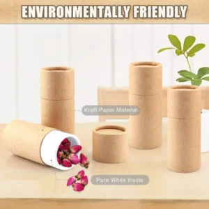 Paper Tube Cosmetic Packaging for Custom Perfume Bottles, Kraft Paper Boxes and Tea