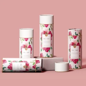 Paper Tube Manufacturer 10ml-30ml Essential Oil Bottle Packaging, Spiral Paper Canister