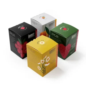 Paperboard Coffee and Tea Packaging Box, Small Tea Bag Gift Box, Custom Logo