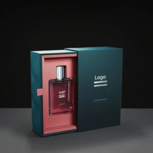 Paperboard Sliding Drawer Box with UV Finish, Custom Perfume Bottle Case Packaging for Candles and Gifts