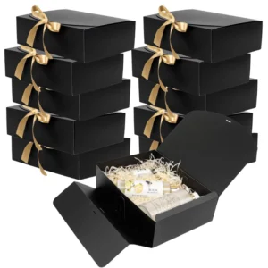 Party Gift Paper Box Decorative Favor Packaging for Proposal Christmas Souvenir Present Box Custom Logo