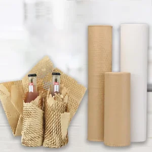 Perforated Kraft Paper Honeycomb Cushioning Protective Packaging Roll