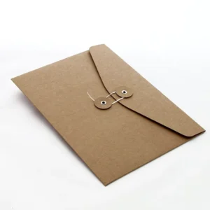 Personalised Packing Simple Paper Wedding Cardboard Money Brown Kraft Envelope Box for Screen Protector