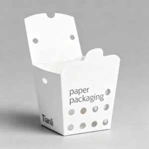 Personalized Biodegradable Food-Grade Takeaway Paper Box for Salad, French Fries, Fast Food, and Desserts