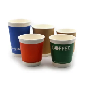 Personalized Coffee Paper Cup for Hot Drinks With Lid Customized Food Grade Paper Cups