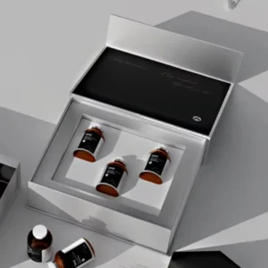 Personalized Rigid Paperboard Magnetic Flip-Closure Gift Box