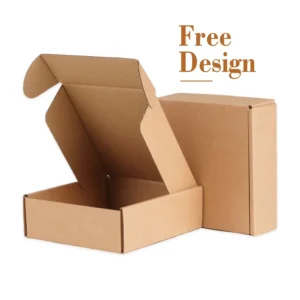 Plain Kraft Paper Corrugated Packaging Carton