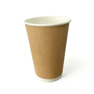 Plastic-Free Recyclable Food-Grade Kraft Paper Cup for Hot and Cold Drinks