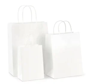 Premium Eco Friendly Brown Kraft Paper Bag Custom Printed Takeaway Packaging for Restaurant Fast Food Supermarket for Promotion