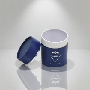 Premium Eco Friendly Custom Designed Paper Canisters CMYK Pantone Color Printed UV Coated Fragrance Packaging Tubes Perfume