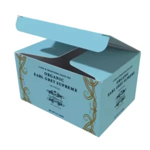Printed Cardboard Flower Tea Gift Box for Candy, Biscuits and Sweets