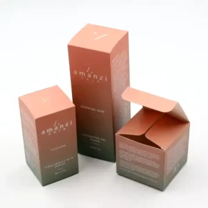 Printed Cosmetic Packaging Box Recyclable Cardboard Gift Box for Skincare, Perfume, and Essential Oil