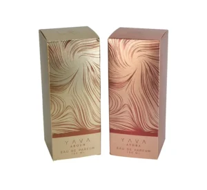 Printed Custom Logo Pink Paper Cosmetic Packaging Box