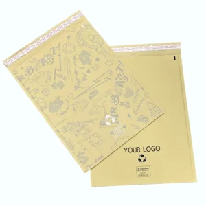 Printed Design Custom Biodegradable Kraft Cardboard Mailer Envelope for Clothing Shipping