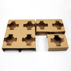 Printed Disposable Paper Coffee Cup Holder Tray
