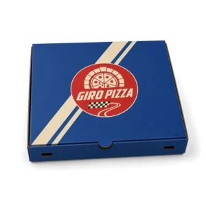 Printed Food Safe Corrugated Paper Pizza Takeaway Box
