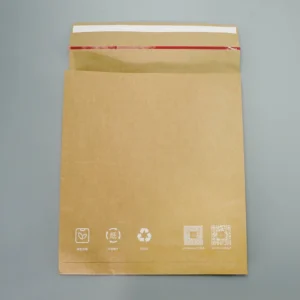Printed Polymailer Shipping Custom Paper Mailer Biodegradable Recycled Kraft Envelope Bag for Clothing Couriers