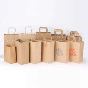 Printing Shopper Paper Bag Paper Bag High Quality Kraft Paper Bags with Handles
