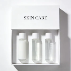 Private Label Skincare Set Box with Facial Lotion, Moisturizing Cream, Hydrating and Brightening Formula, Anti-Aging Kit, OEM Boxes