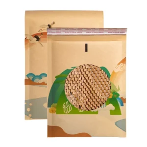RTS Honeycomb Paper Mailer Eco Friendly Shockproof Paper Padded Envelope for Shipping