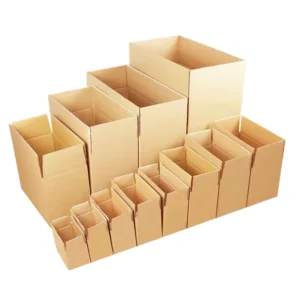 Ready-Made B-Type Corrugated Cartons in Full Packages for Transportation