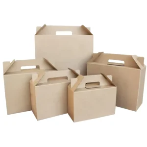 Ready-Made Corrugated Paper Cartons with Customizable Logo