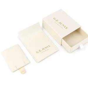 Ready Ship Low MOQ Small Felt Velvet Ribbon Gift Set Bag Pouch Custom Drawer Sliding Jewelry Box