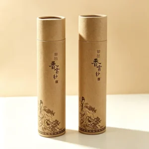 Recoverable Incense Perfume Paper Can Incense Stick Aromatherapy Scented Candle Spice Custom LOGO Long Paper Tubes Paper Lid