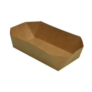 Rectangle Kraft Paper Food Box, Octagonal Bread and Dessert Packaging Tray