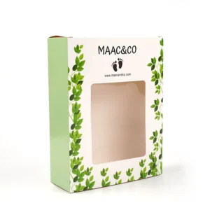 Rectangle Window Packaging Box for Non Toxic Silicone Tools Custom Logo Food Grade Paper Box