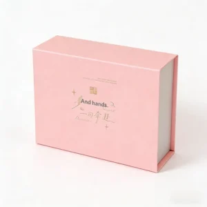 Rectangular Eco-Friendly Laminated Paper Gift Box with Magnetic Closure and Custom Print for Retail