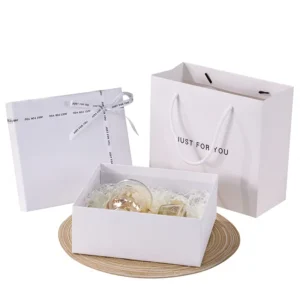 Rectangular Greyboard Paper Gift Box for Souvenirs, Birthdays, Bridesmaid Gifts, and Return Gifts