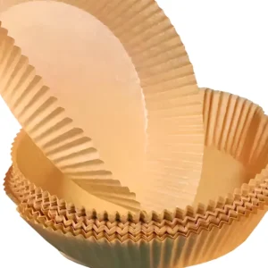 Recyclable Air Fryer Parchment Paper Liners Perforated Disposable Baking Paper Trays
