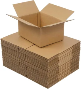 Recyclable Brown Corrugated Cartons High Strength Custom Design Paper Packaging Shipping Boxes