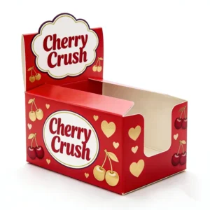 Recyclable Cardboard Art Paper Shelf Countertop PDQ Display Box for Retail Store