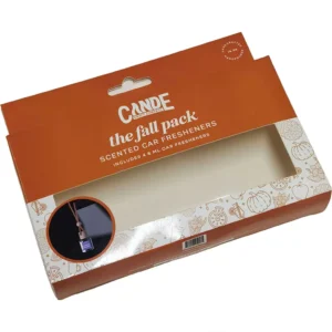 Recyclable Cardboard Box with Hanging Tab and Transparent Window, Custom Printed Packaging for Home Goods