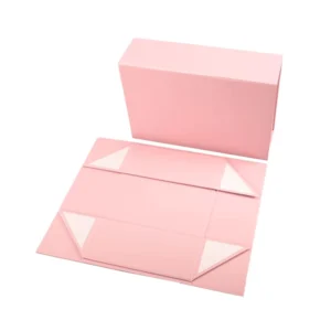 Recyclable Cardboard Rigid Magnetic Folding Gift Box with Magnetic Lid