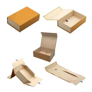 Recyclable Cardboard Rigid Magnetic Folding Gift Box with Magnetic Lid, Custom Size