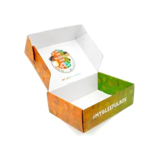 Recyclable Colorful Corrugated Tuck-Top Mailing Box