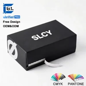 Recyclable Corrugated Cardboard Flat Mailer Box with Logo, Tear Strip and Zipper, Clothing Packaging
