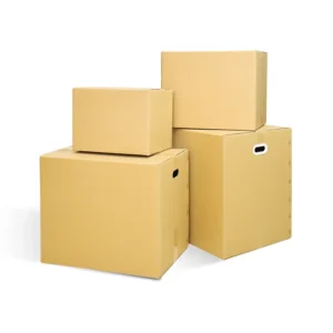 Recyclable Corrugated Paper Moving Carton for Books, Stationery, School Supplies, and Student Dormitory Packaging