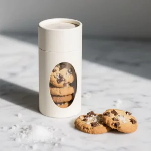 Recyclable Custom Digital Printing Food-Grade Round Canister Tube for Biscuits, Coffee, Cookies, Candy, Sugar, and Nuts